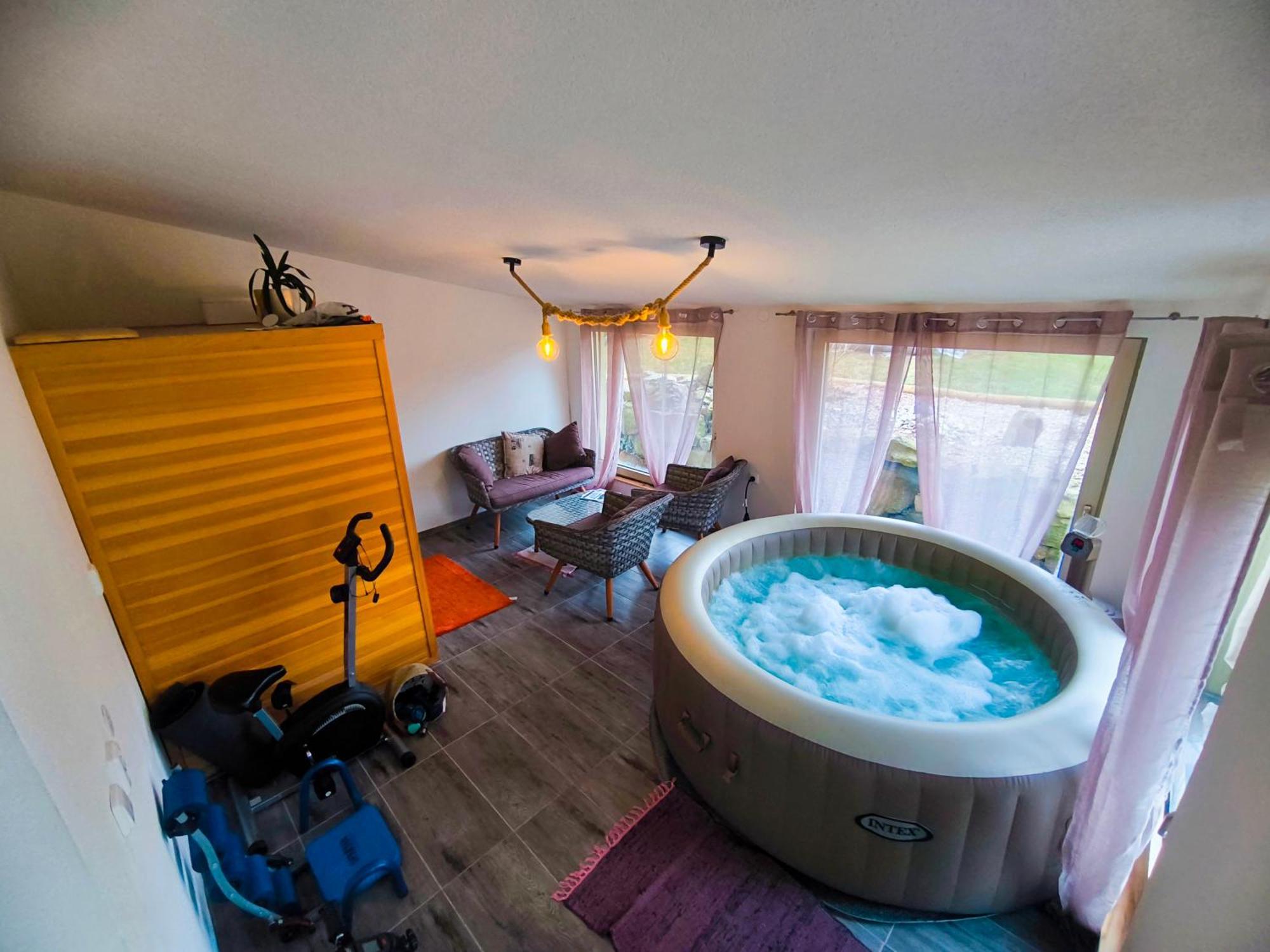 Holiday Home U Lubose Trhove Sviny Bagian luar foto
